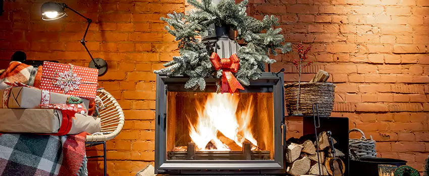 Travis Industries Linear Gas Fireplace Installation in Schererville, Indiana