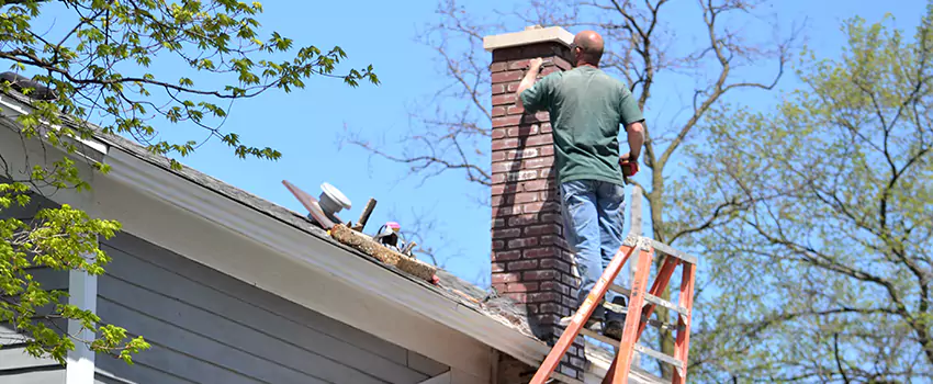 Vinyl and PVC Chimney Flashing Installation in Schererville, IN