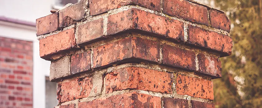 Cracked Chimney Bricks Repair Cost in Schererville, Indiana